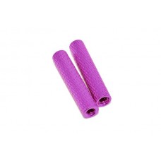 Стойка рифлёная 25мм для рам мультикоптеров (фиолетовый)