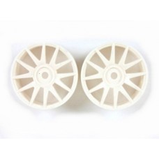 White Wheel Rims 2P