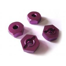 (02134) Purple Alum Wheel Hex Mount 4P