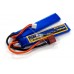 Аккумулятор для страйкбола Giant Power Li-Pol 7.4V 2S 1300mAh 25C 2 лепестка 7.5х18х96мм T-Plug