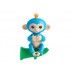 Ручная обезьянка на бат. Happy Monkey интерактивная (синий)