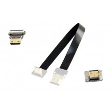 Шлейф 15см Mini HDMI - Mini HDMI 90